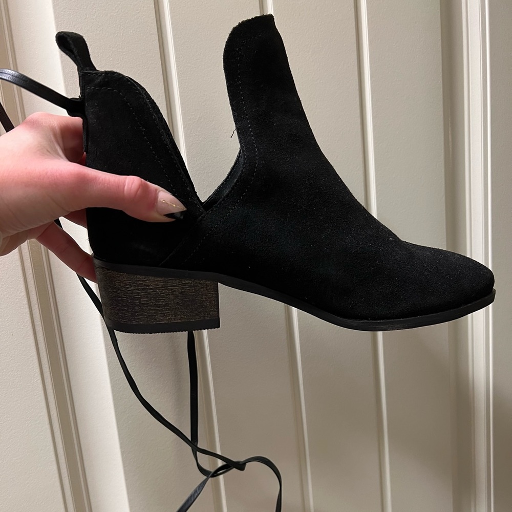 Brand new black booties